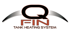 qmax tank heating system fin logo